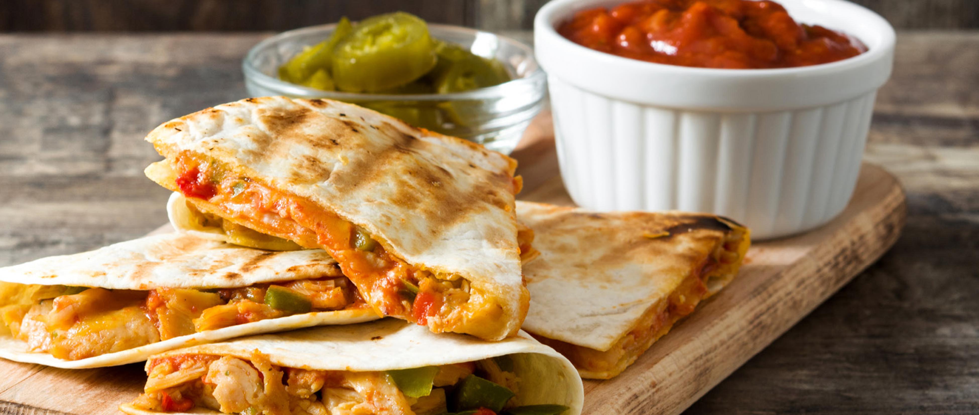 Quesadilla’s met kip Alvo